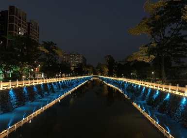 南朗鎮(zhèn)公園河道亮化工程